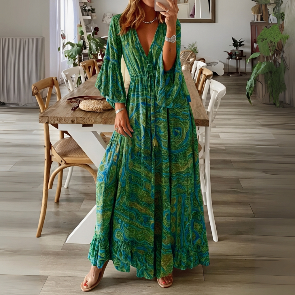 Women's Bohemian Maxi Dress