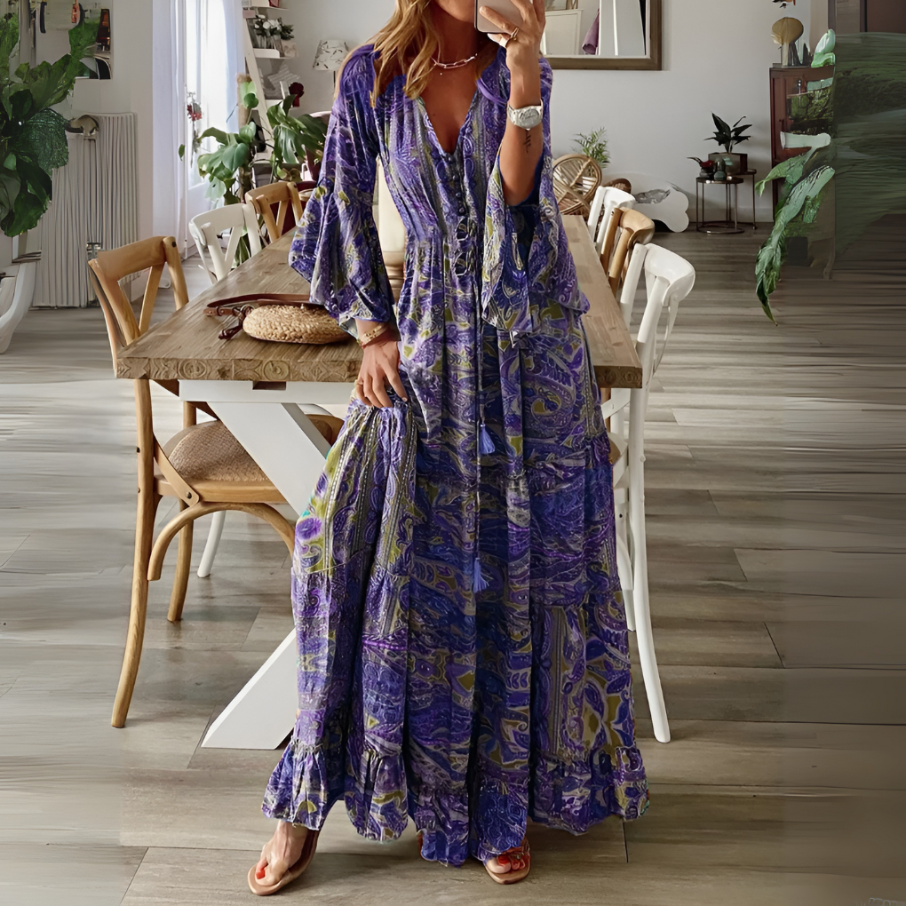 Women's Bohemian Maxi Dress