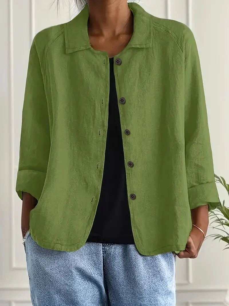 Women's Button-Through Casual Jacket