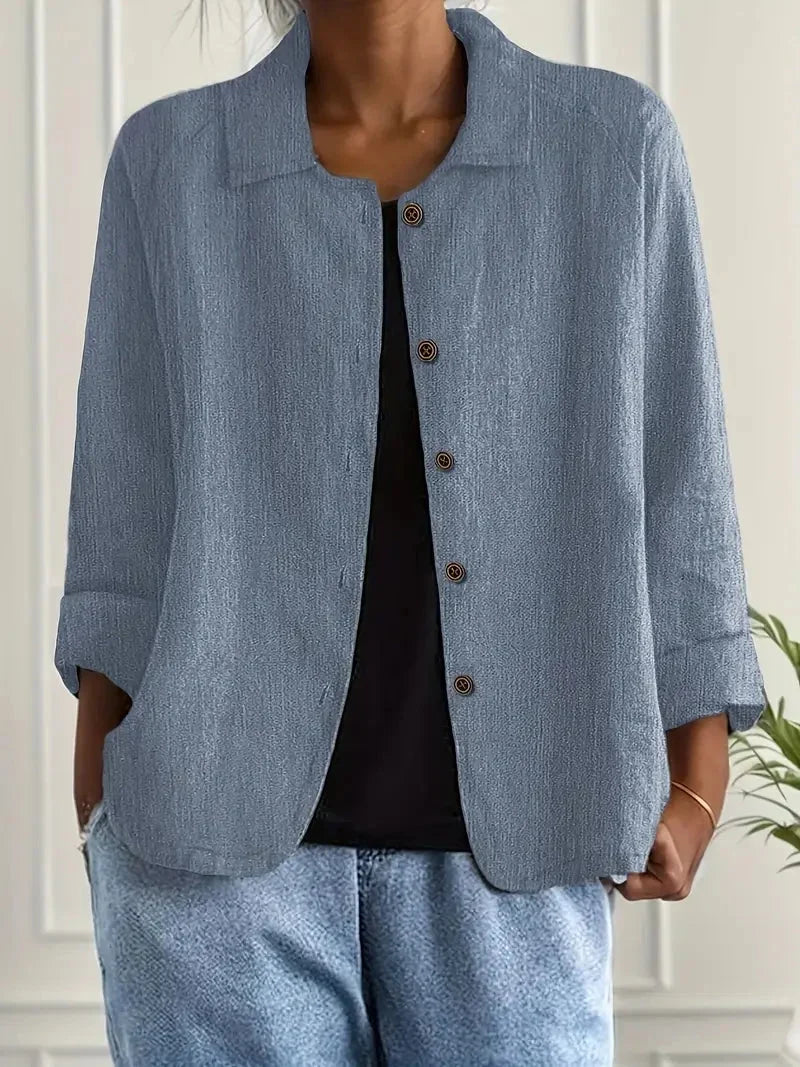 Women's Button-Through Casual Jacket