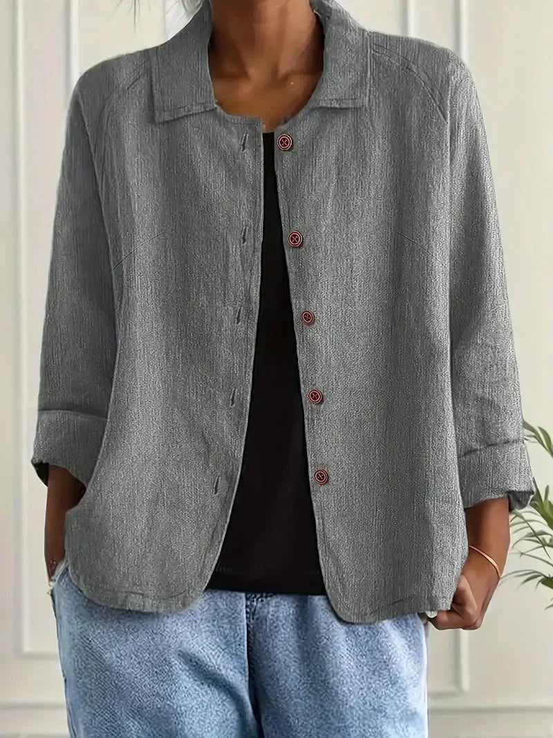 Women's Button-Through Casual Jacket