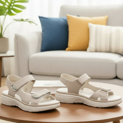 Women's Comfort Sandals with Adjustable Support Straps and Orthopedic Sole