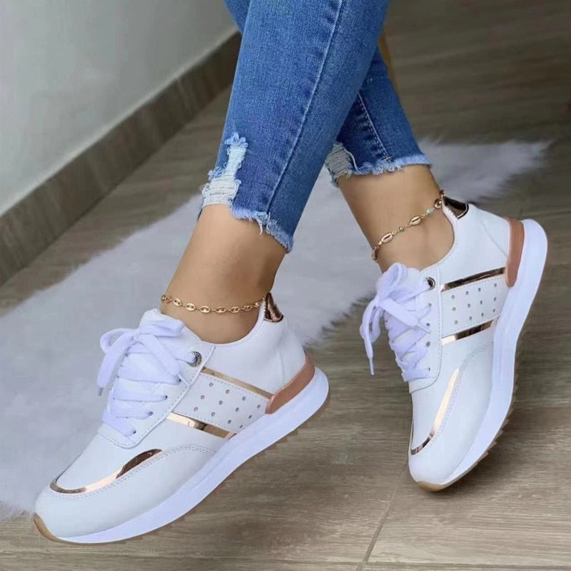 Women's Comfortable Sneakers - Breathable & Elegant
