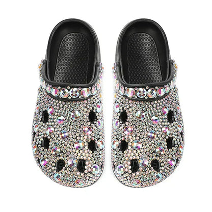 Women's Crystal-Embellished EVA Summer Slippers
