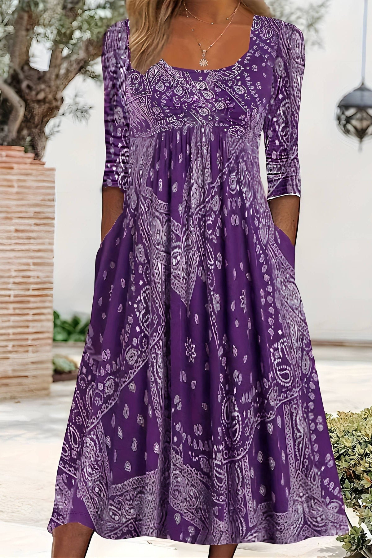 Women's Elegant Classic Midi Dress