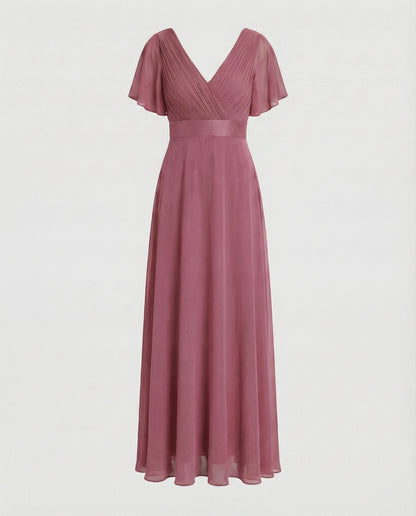 Women's Elegant Long Chiffon Evening Dress