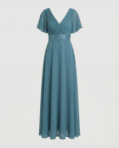 Women's Elegant Long Chiffon Evening Dress
