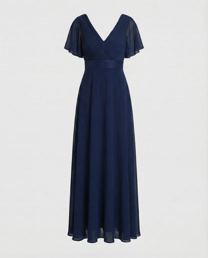 Women's Elegant Long Chiffon Evening Dress