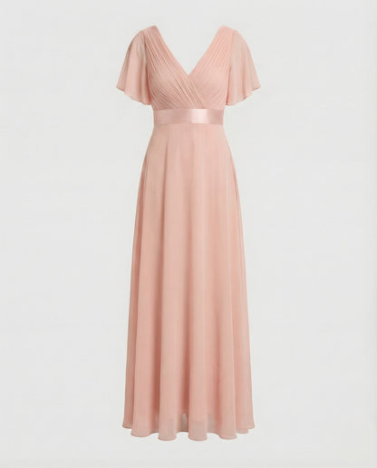 Women's Elegant Long Chiffon Evening Dress