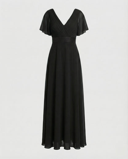 Women's Elegant Long Chiffon Evening Dress