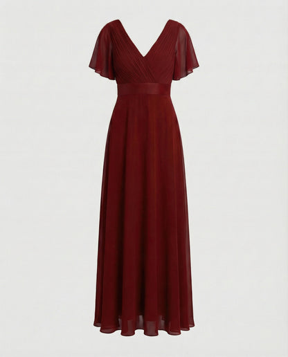 Women's Elegant Long Chiffon Evening Dress