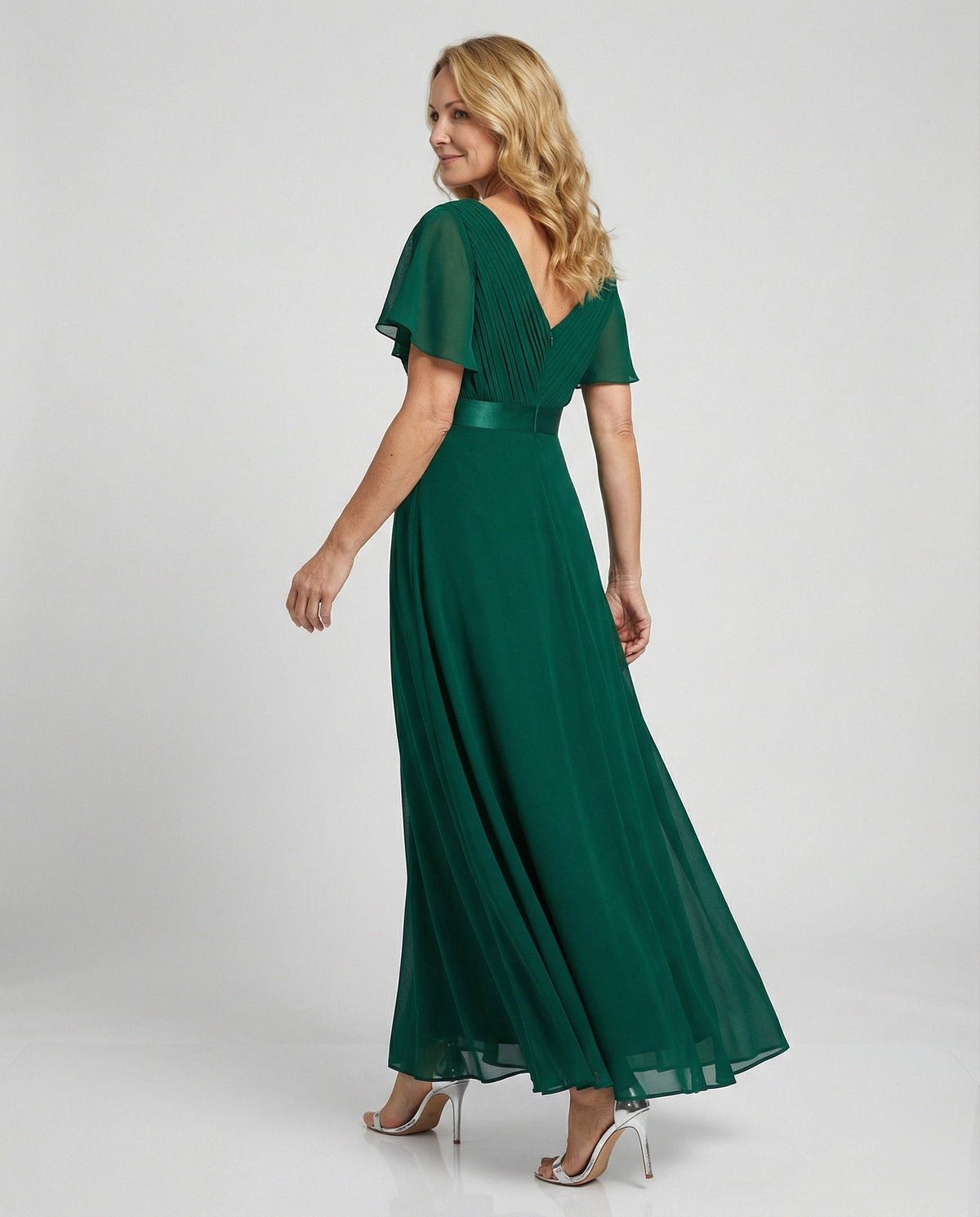 Women's Elegant Long Chiffon Evening Dress