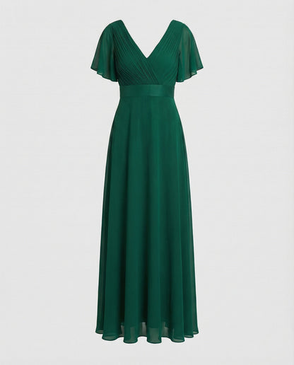 Women's Elegant Long Chiffon Evening Dress