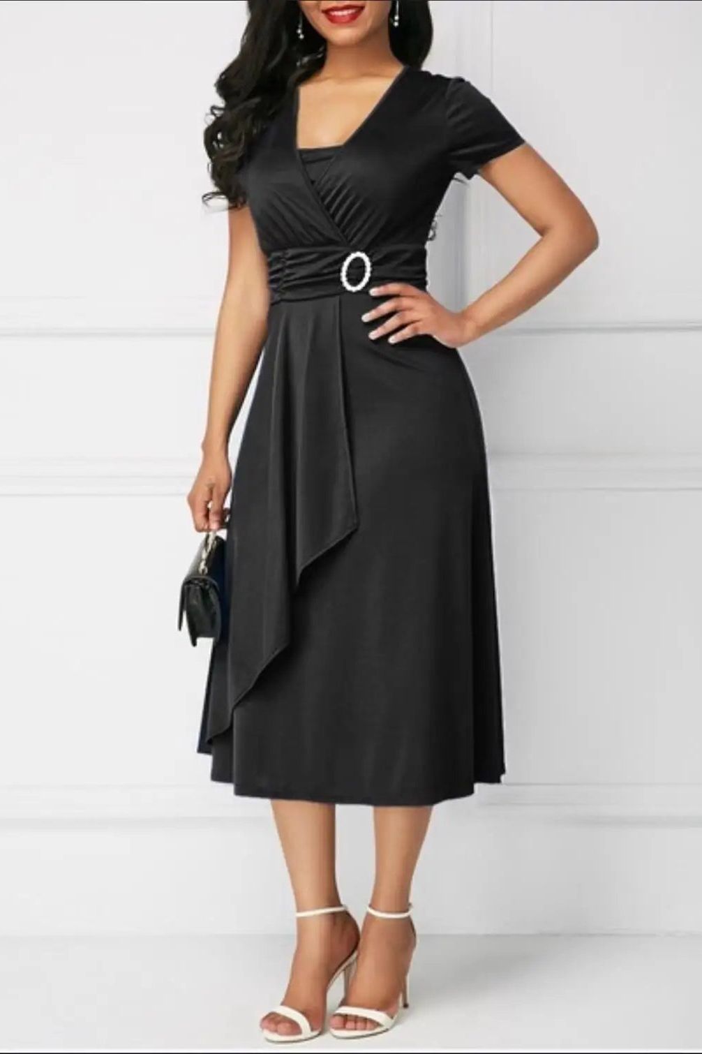 Women's Elegant Midi Dress