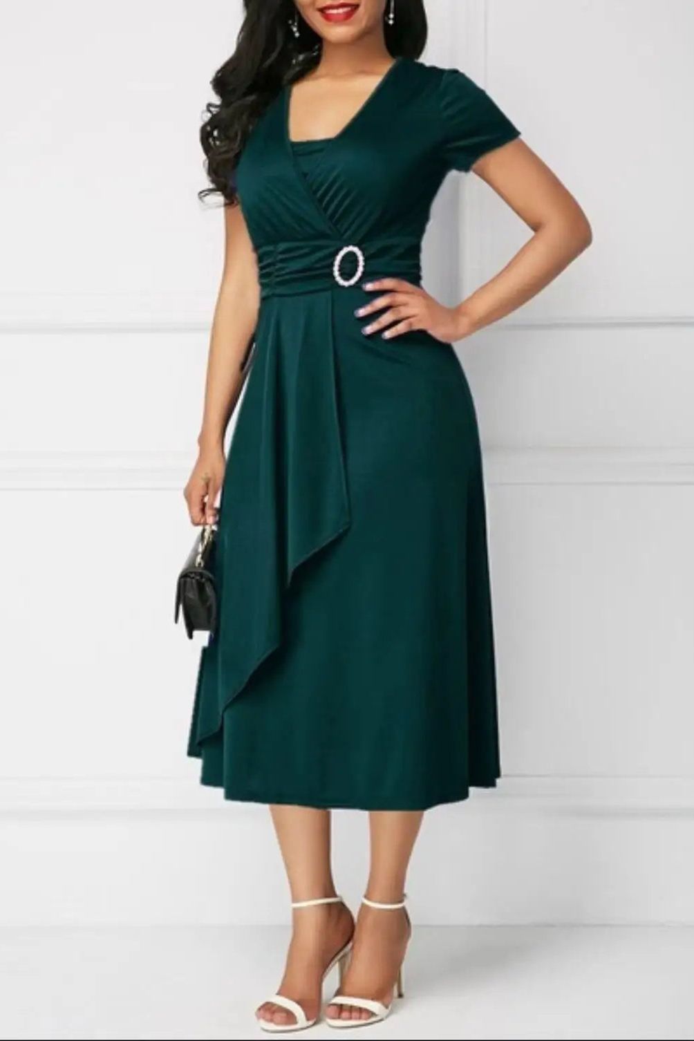 Women's Elegant Midi Dress