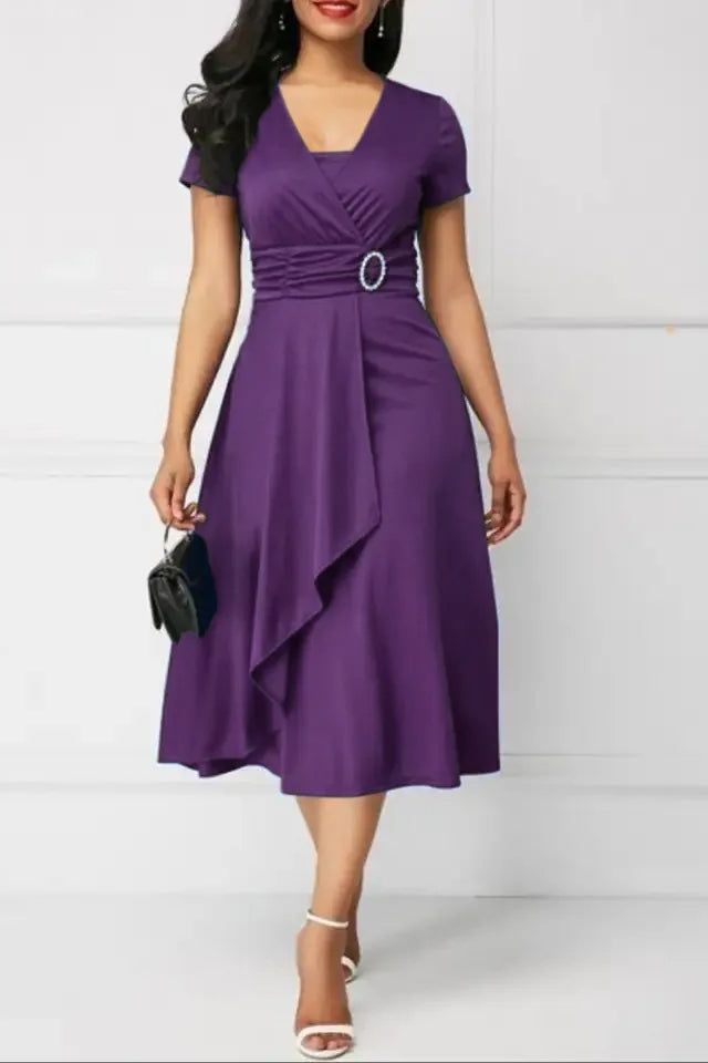 Women's Elegant Midi Dress