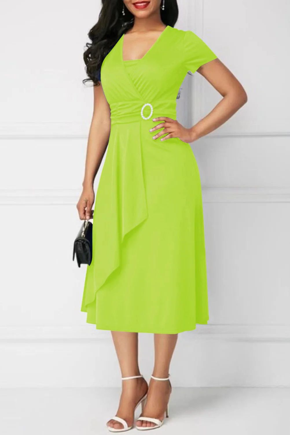 Women's Elegant Midi Dress