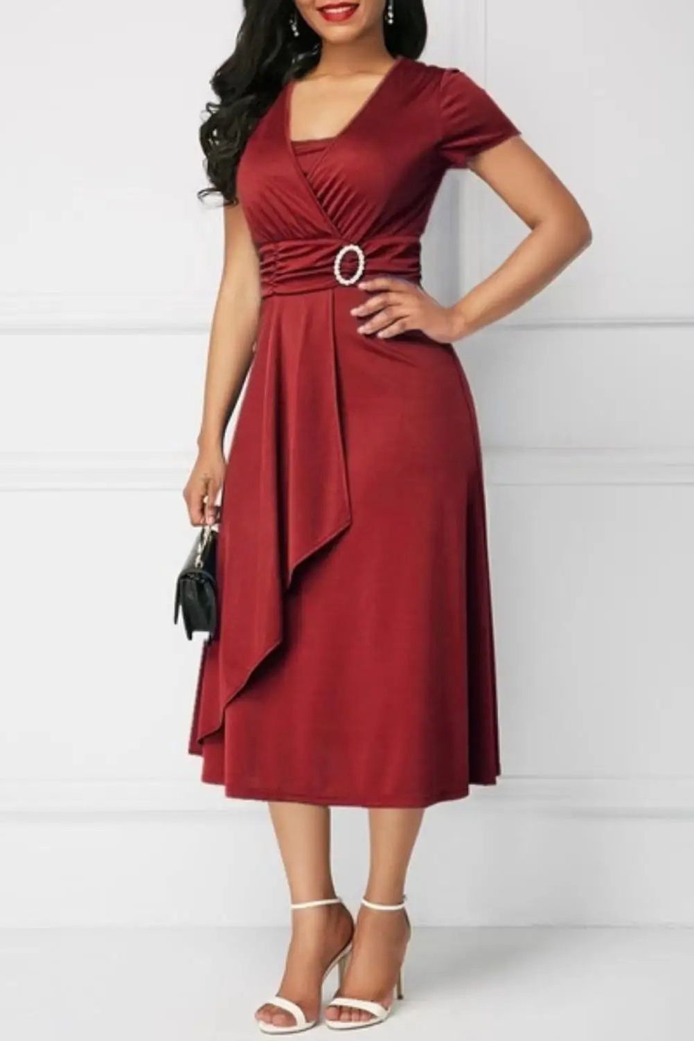 Women's Elegant Midi Dress