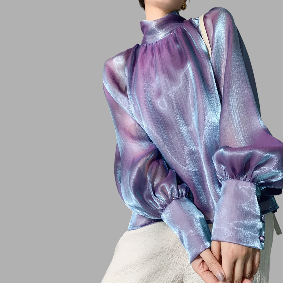 Women's Elegant Puff Sleeve Blouse