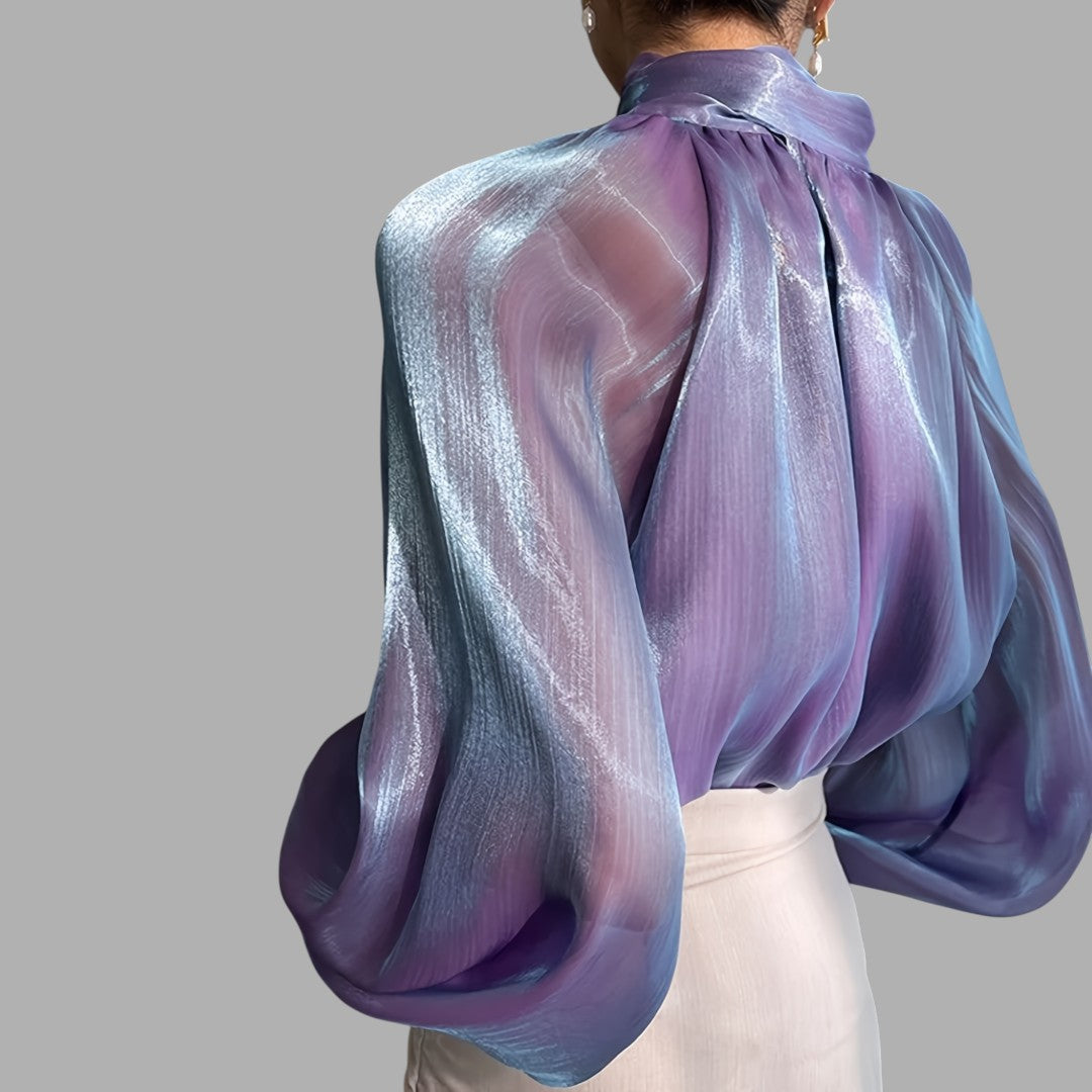Women's Elegant Puff Sleeve Blouse
