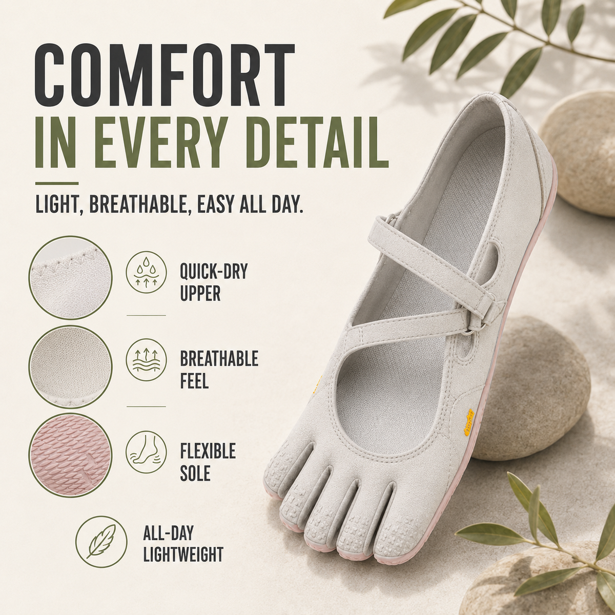 Women's Five-Toe Barefoot Shoes