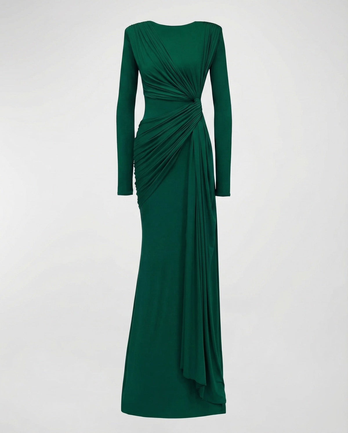 Women's Flowing Twist-Waist Jersey Evening Dress Avellé
