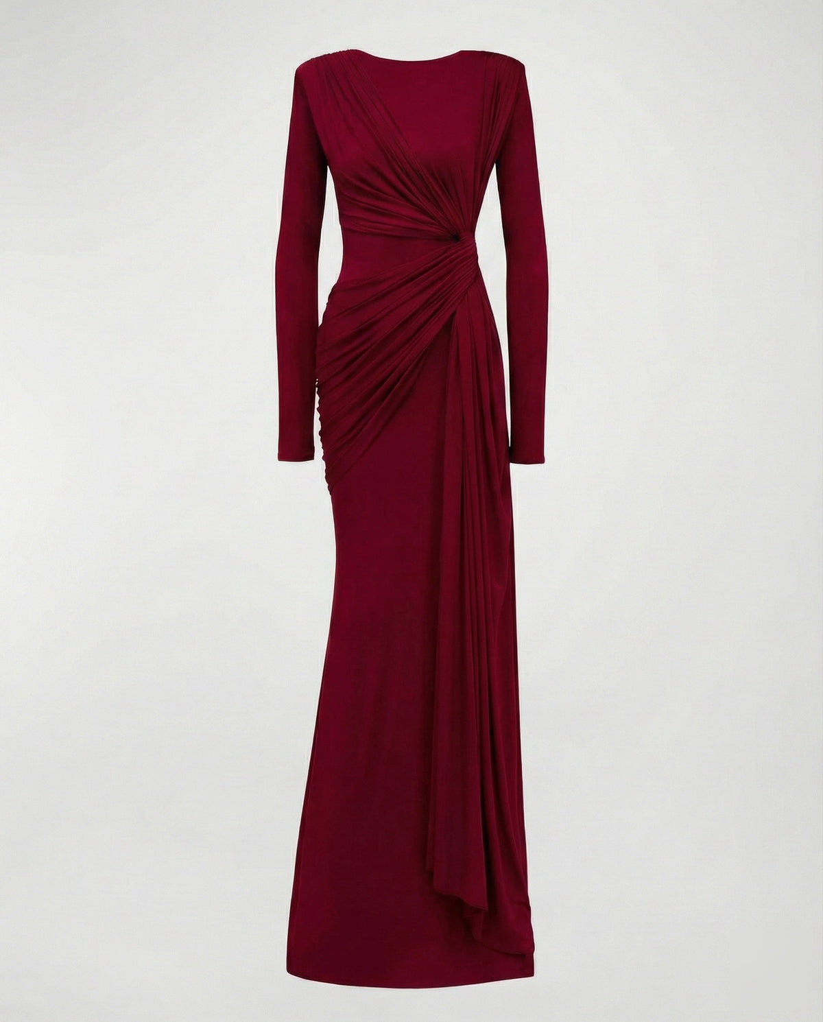 Women's Flowing Twist-Waist Jersey Evening Dress Avellé