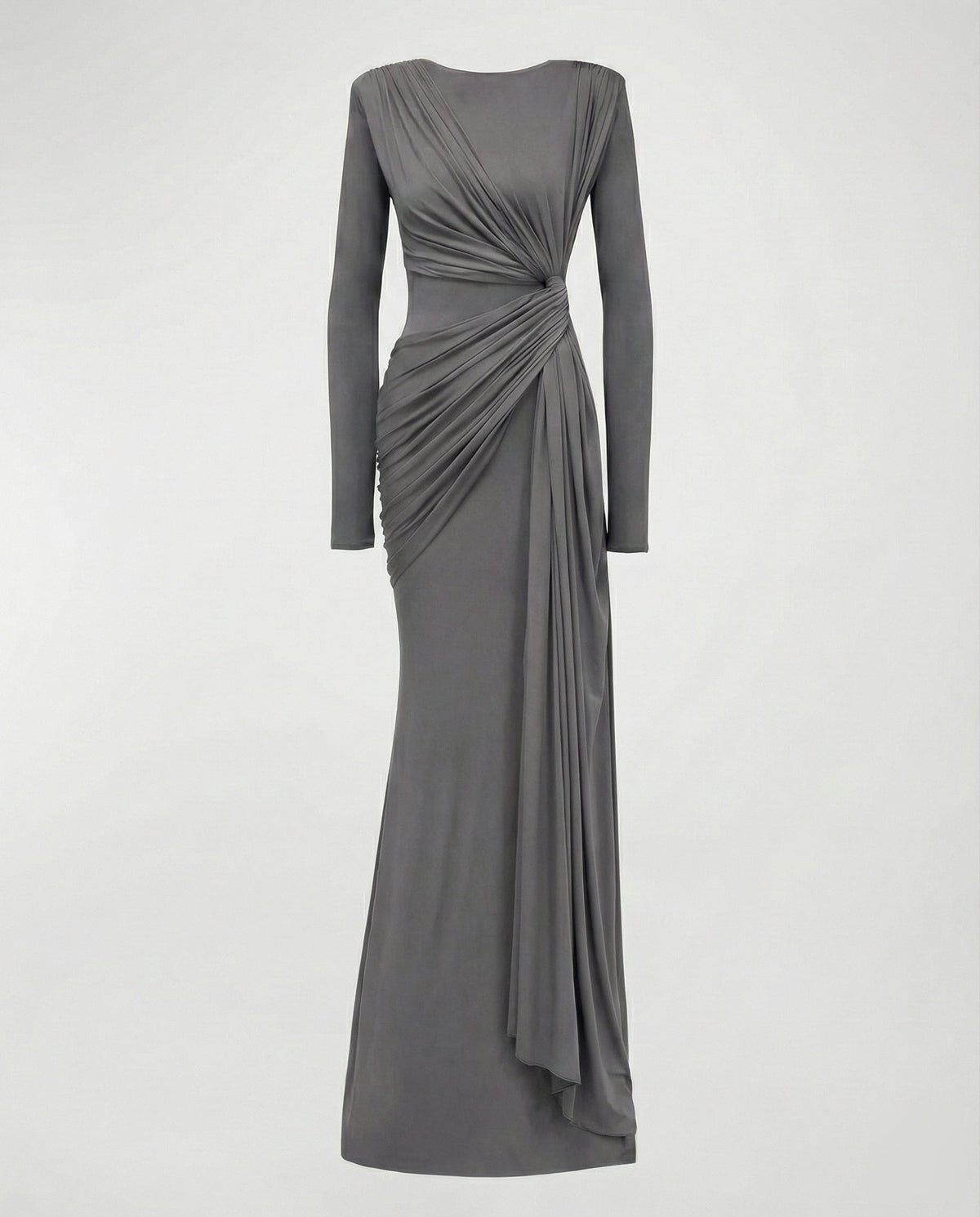 Women's Flowing Twist-Waist Jersey Evening Dress Avellé