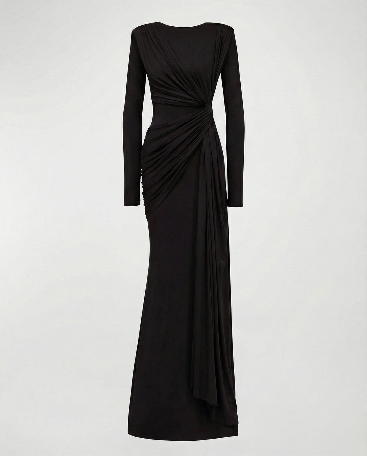 Women's Flowing Twist-Waist Jersey Evening Dress Avellé