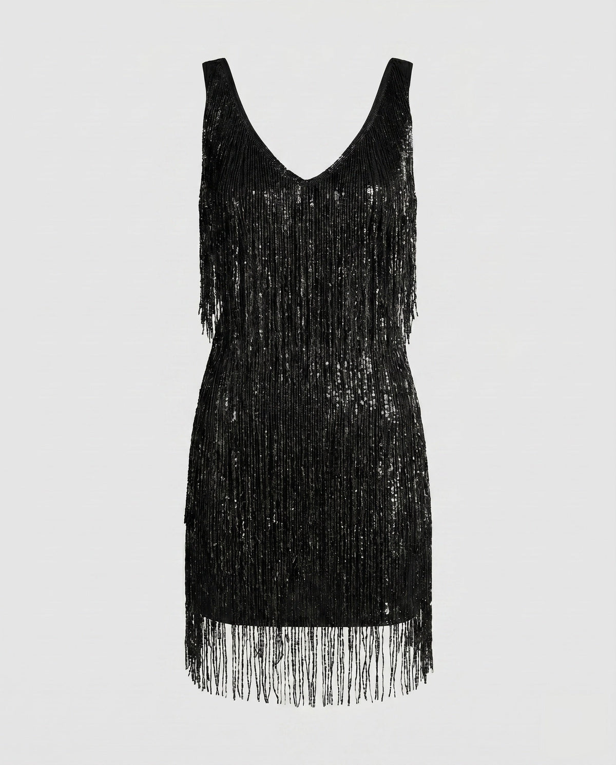 Women's Glamorous Fringe Mini Dress