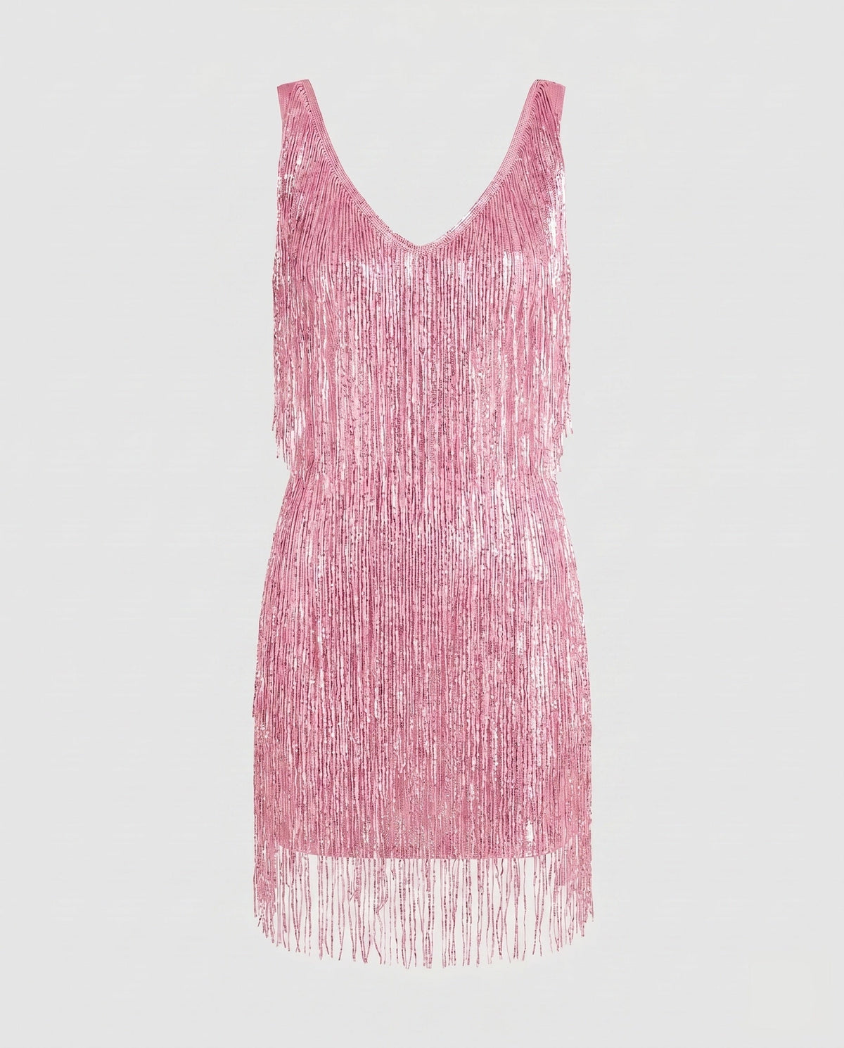 Women's Glamorous Fringe Mini Dress