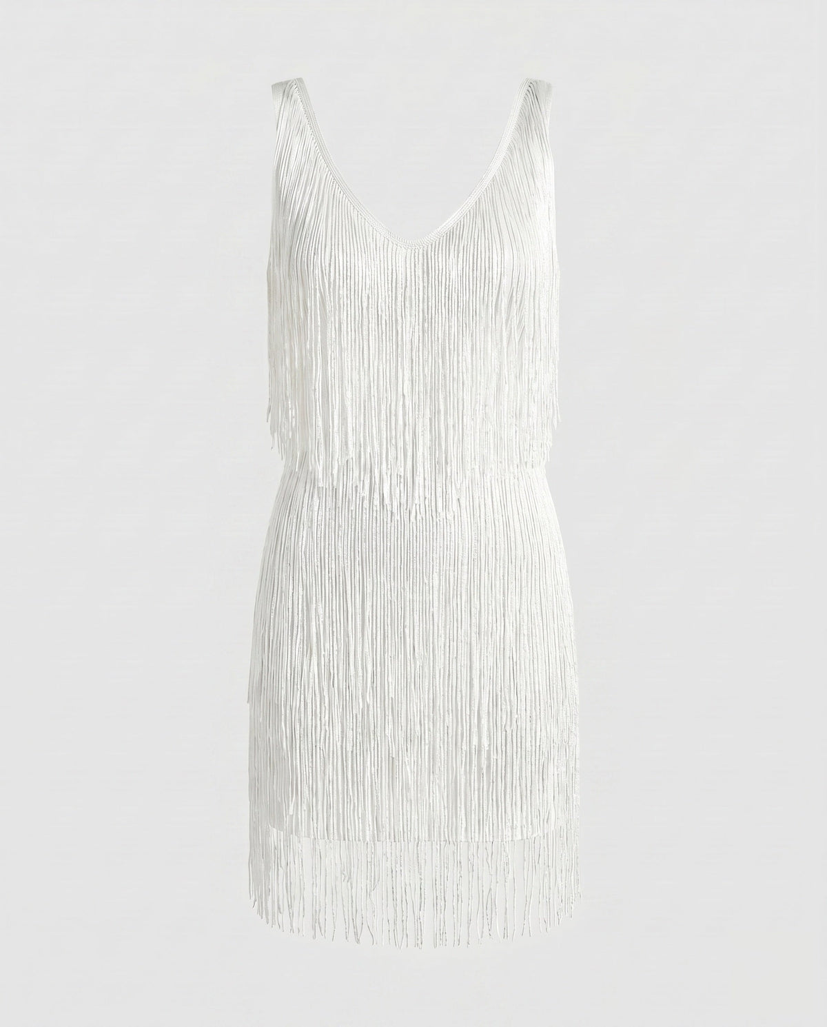 Women's Glamorous Fringe Mini Dress