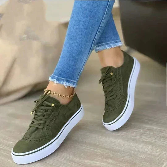 Women's Lace-Up Sneakers
