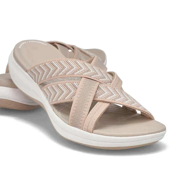Women's Lightweight Slide Sandals with Shock-Absorbing Insoles
