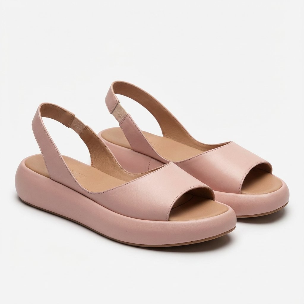 Women's Open-Toe Slingback Platform Sandals