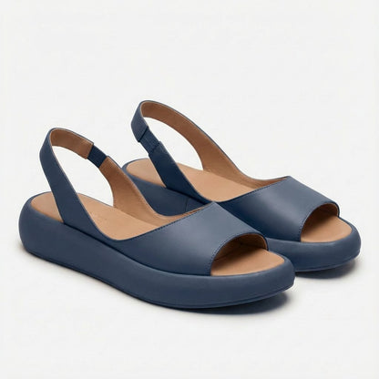 Women's Open-Toe Slingback Platform Sandals