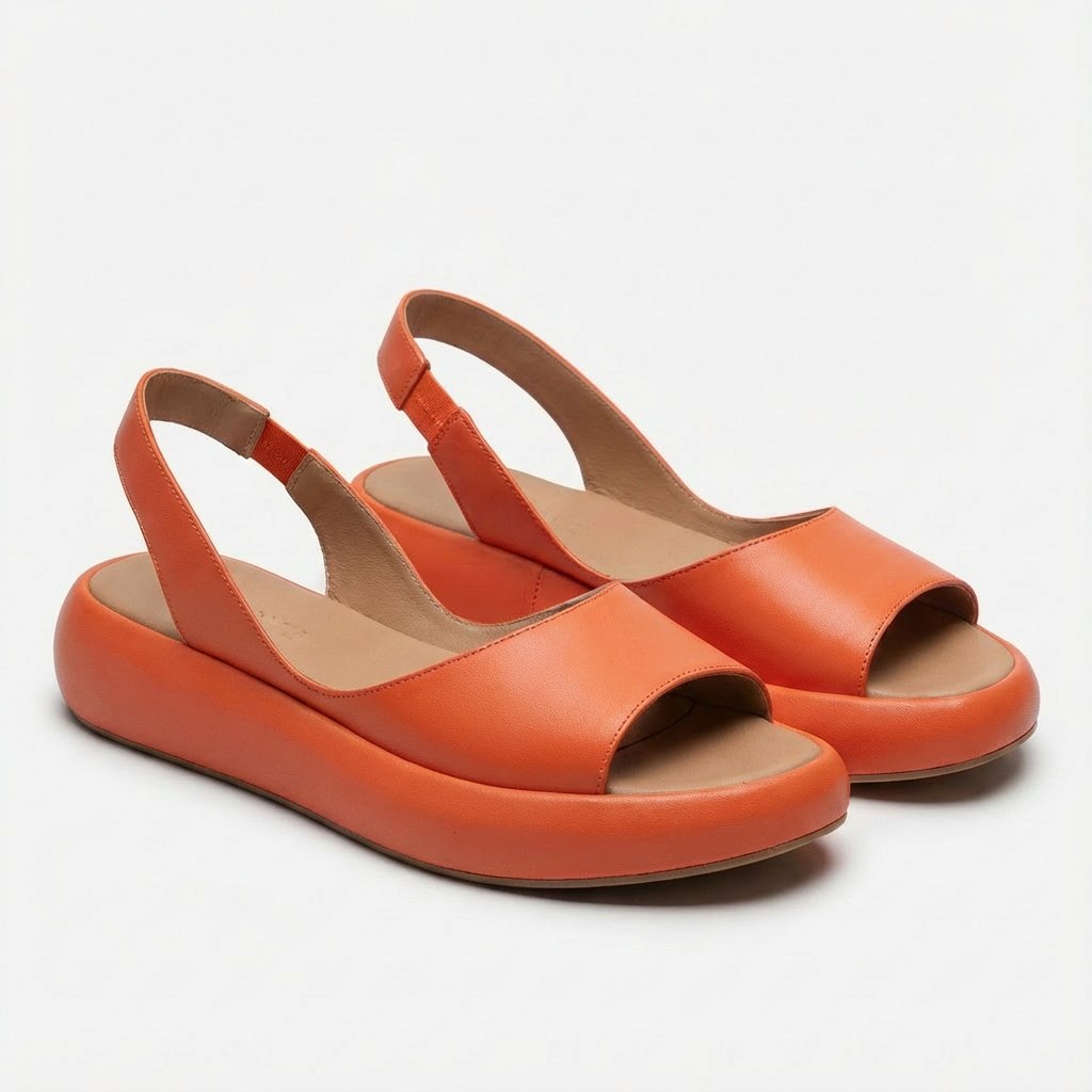 Women's Open-Toe Slingback Platform Sandals