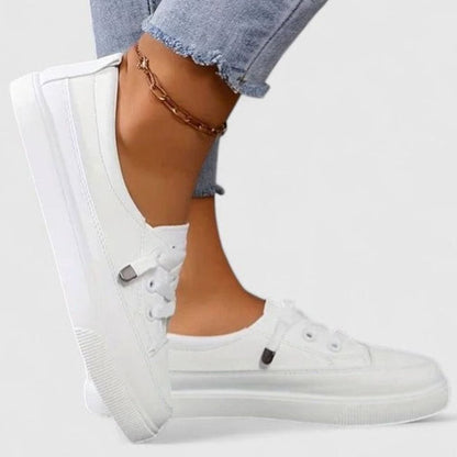 Women's Orthopedic Lace-Up Cushioned Casual Sneakers
