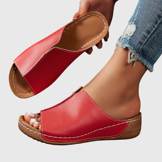 Women's Orthopedic Open-Toe Sandals with Adjustable Straps