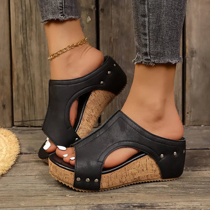 Women's Orthopedic Sandals with Comfortable Wedge Heel