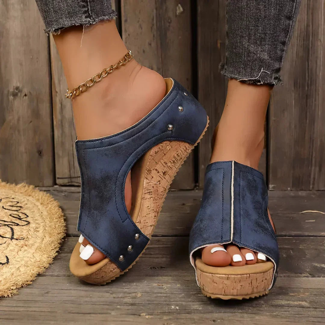 Women's Orthopedic Sandals with Comfortable Wedge Heel