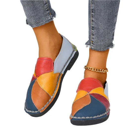 Women's Orthopedic Slip-On Shoes – Comfortable and Breathable Textile
