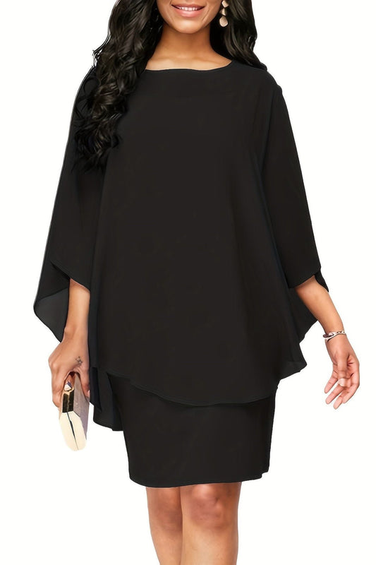 Women's Printed Relaxed Midi Dress