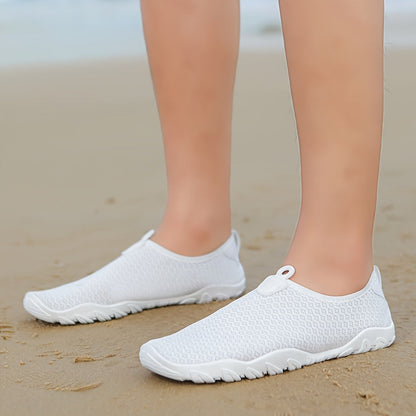 Women's Quick-Drying Breathable Mesh Water Shoes with Non-Slip Rubber Sole for Beach & Swimming