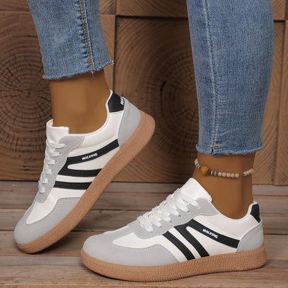 Women's Retro Sneakers with Non-Slip Rubber Sole
