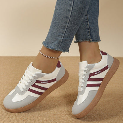 Women's Retro Sneakers with Non-Slip Rubber Sole