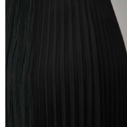 Women's Sleeveless Boat Neck Pleated Maxi Dress