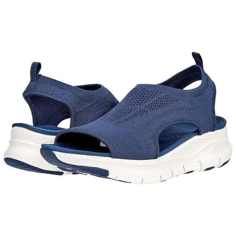 Women's Slip-On Summer Sandals with Arch Support and Anatomical Sole