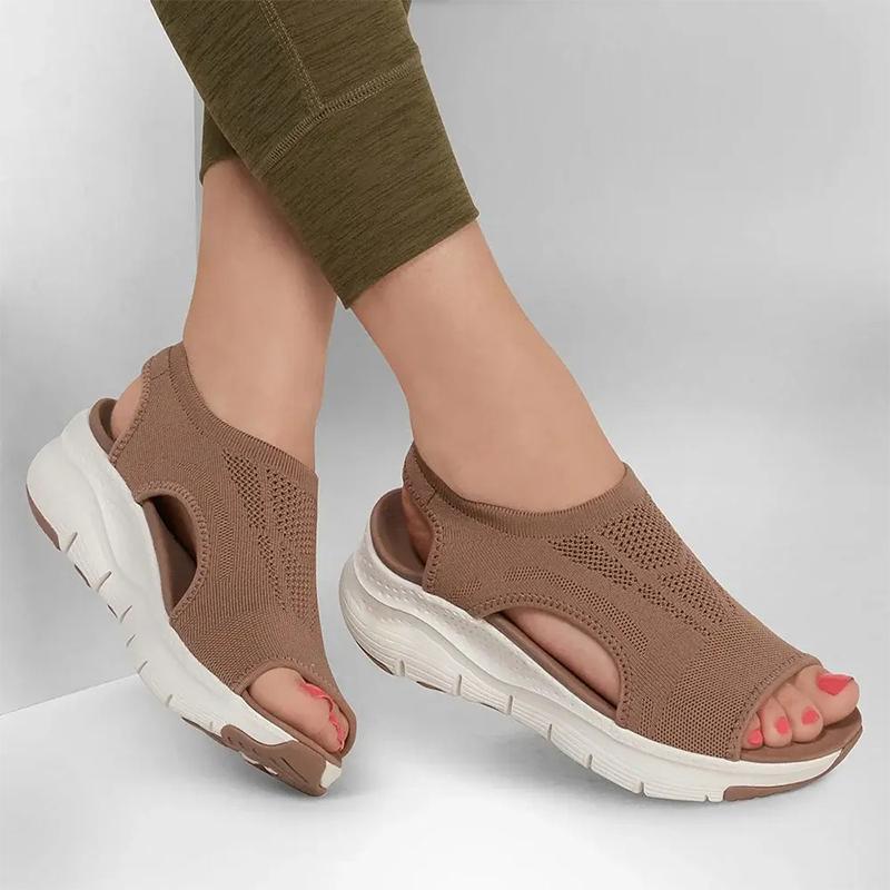 Women's Slip-On Summer Sandals with Arch Support and Anatomical Sole