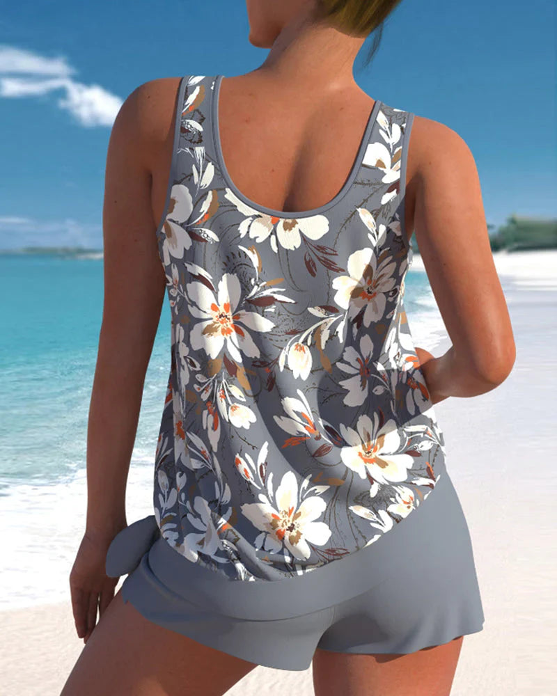 Women's Trendy Sleeveless Tankini